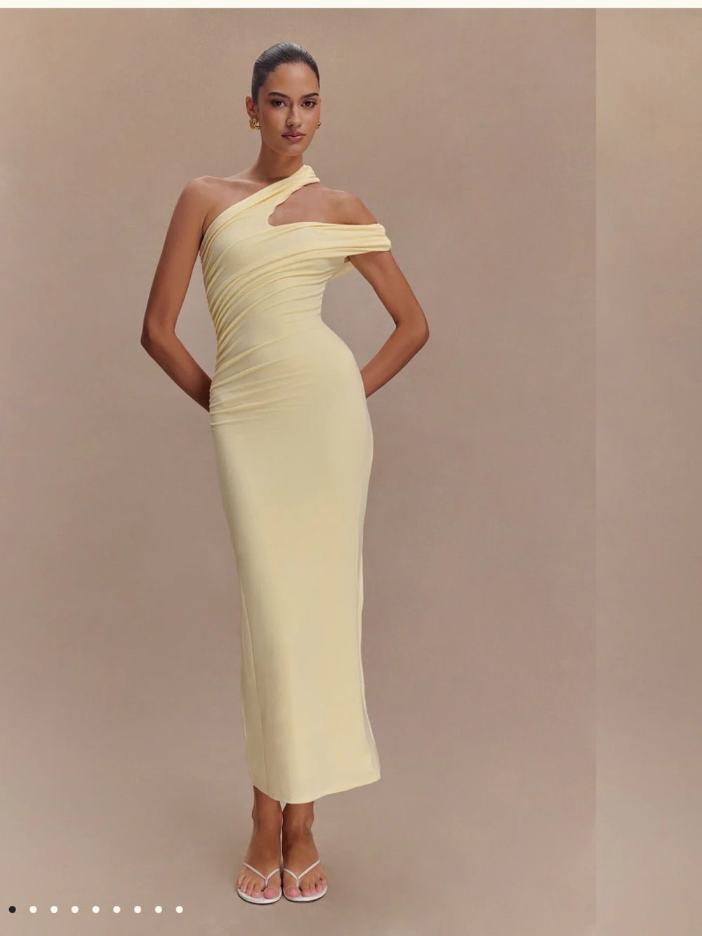 MESHKI Anastasia One-Shoulder Dress - NWT